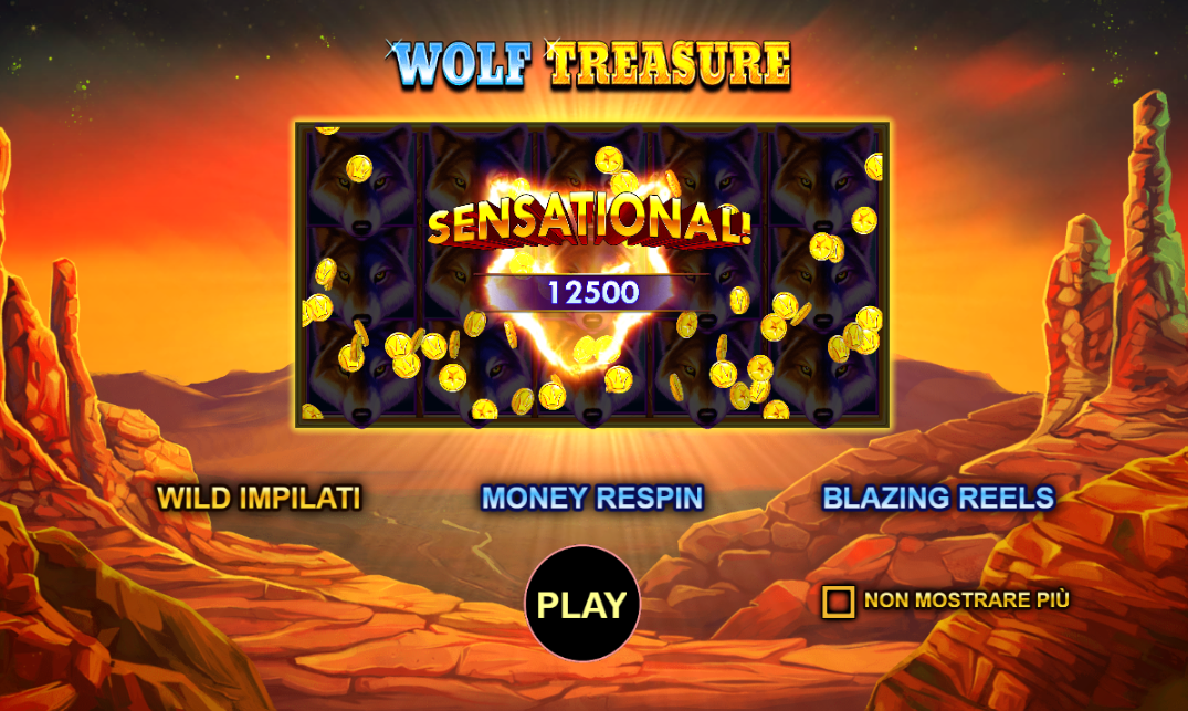 Wolf Treasure Online Pokie